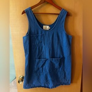 Fashion Brand Company Blue Denim Tunic/Mini Dress